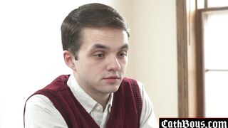 Altar boy Marcus RIvers submit to Max Sargent