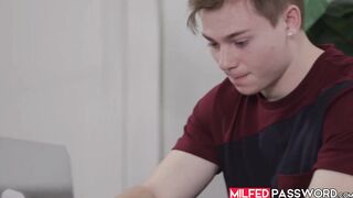 Handsome stud Anthony Pierce gets serviced by two hot blonde babes