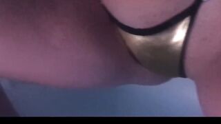 Stepsister Masturbates Under Jacuzzi Water