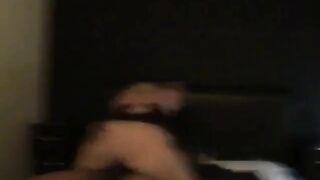 Cougar takes big black cock loudly