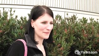 Yanks Goddess Tundra Outdoors Toilet Masturbation