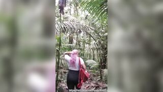 Fucking my lover outdoor very rough