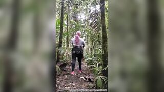 Fucking my lover outdoor very rough