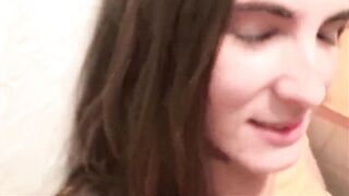 Older Man Helps Long Boobed Women Quit Smoking
