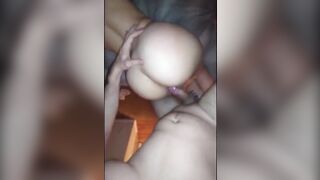 Hot women with gorgeous butt screwed at home