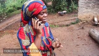 Dark Haired african hooks up with a stranger