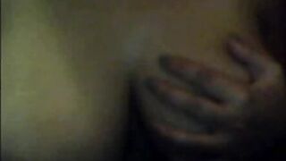 Filipina Amateur Plays With Huge Tits on Webcam