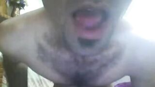 Arab Guy Strokes His Big Cock on Cam