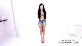 New Young Babe Gets Fucked after Teasing Producer