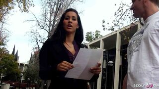 Latina Cougar at Pickup Casting Sex