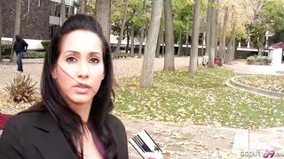 Latina Cougar at Pickup Casting Sex