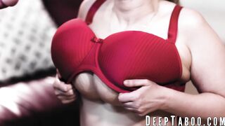 Busty therapist Codi Vore fucks a married man in front of his wife