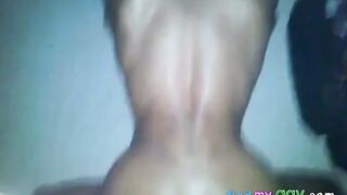 Black Bareback Floor Fuck