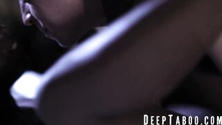 Athleric Ebony Ana Foxxx services my cock and squeezes every drop of cum