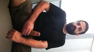 Bearded Daddy Jacks Off