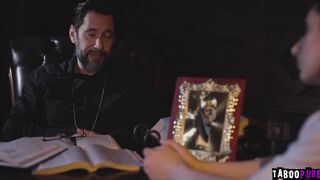 Penelope Kay seduces their priest Tommy Pistol