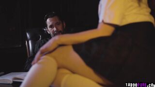 Penelope Kay seduces their priest Tommy Pistol