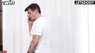 Lusty cleaning lady first time anal sex with huge cock boss