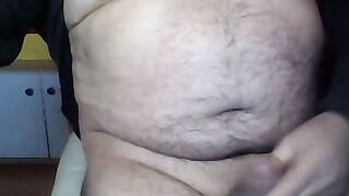 Italian Daddy Strokes His Big Cock