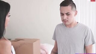 Bianca Bangs is moving in the new home she’ll share with her parents and stepbrother