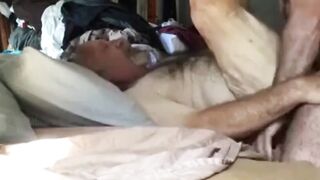 Bareback Daddy Gets Fucked Hard