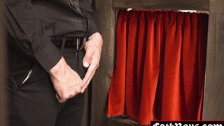 Sinful Priest fucks Altar boy in confession!