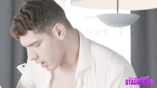 Bastian Karim mounts Alexandro Cabreras cock