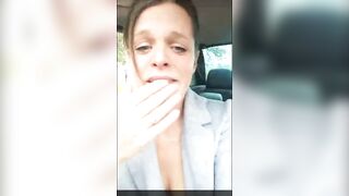 Une slim pause en voiture