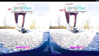 VR trailer sex tape with different toes clips, such as crush