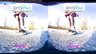 VR trailer sex tape with different toes clips, such as crush