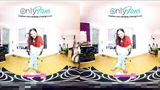 VR trailer sex tape with different toes clips, such as crush