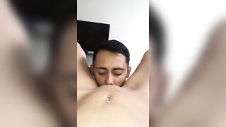 Tight Twat Bimbo Suckin Penis And Takin Nut!!!!