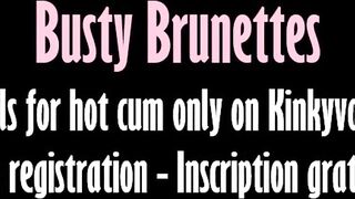 Big Boobed Dark Haired 21 - Incredible skank boned on the pool