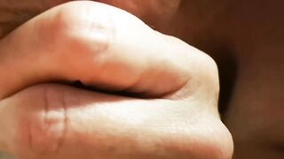 Cheating scots wifey close up blows my penis