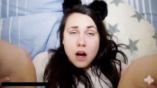 Adorable lil bimbo gets plowed into all holes