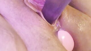 Snatch play with a plug into my booty