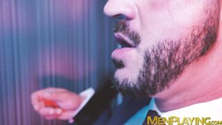 Muscular Javi Gray took a wild ass rimming and fucking by his boss David Cork