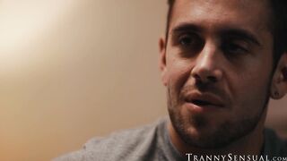 The throbbing manhood of Dante Colle disappeared inside the TS ass of Natalie Stone