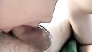 Deep-Throating Brunette Amateur's Blowjob Video