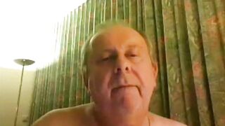 Grandpa Strokes on Webcam