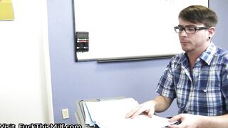 Mrs.Tyler is just ready to be her students First Sex Teacher