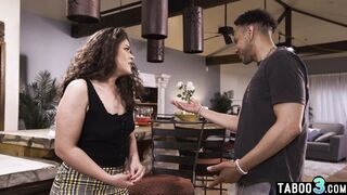 BBW latina masturbated and fucked a BBC