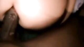 Amateur Girl Tries Deep Interracial Anal