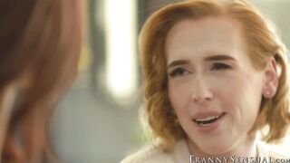 Two lovely shemales Tori Easton and Shiri Allwood fuck each other like theres no tomo