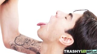 Handsome Liam Skye loves a dirty hardcore bareback fucking after a handjob