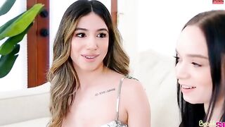 Stepsiblings Selena Imai and Parker Ambrose get caught fucking by their parents, so now they're going to have a babysitter