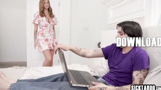 Stepson playing with stepdads sex toy