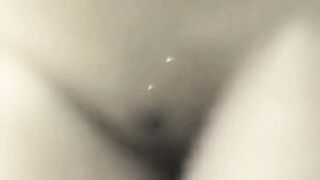Stepmom oiling her big tits (spying her)