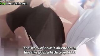 Hot girl in uniform gets amazing creampie