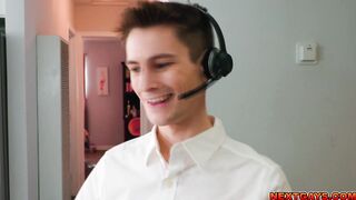 Trevor Harris sucking Carter Woods hard cock